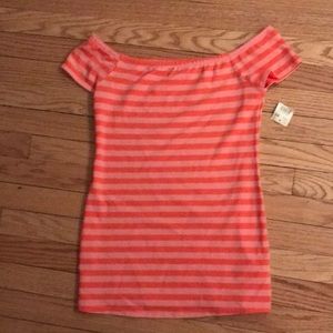 Maternity off-the-shoulder tunic XS